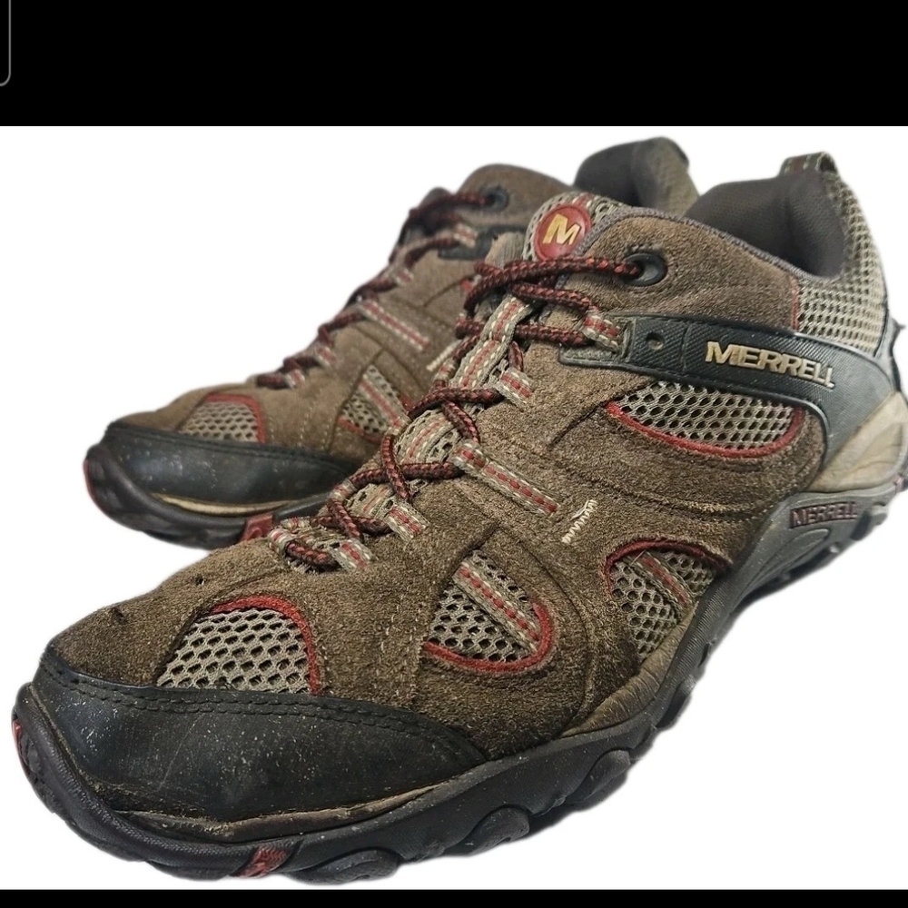 Merrell Yokota Men Sz 13 Sturdy Earthy Walk Hike Trail Ventilator Grunge[4B